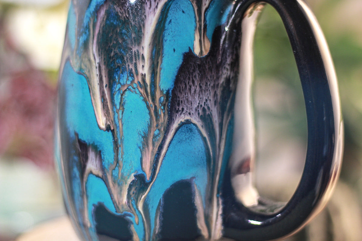 42-E Teal Grotto Notched Mug - MISFIT, 15 oz - 15% off