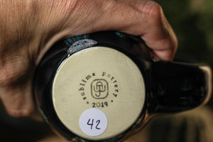 42-E Teal Grotto Notched Mug - MISFIT, 15 oz - 15% off