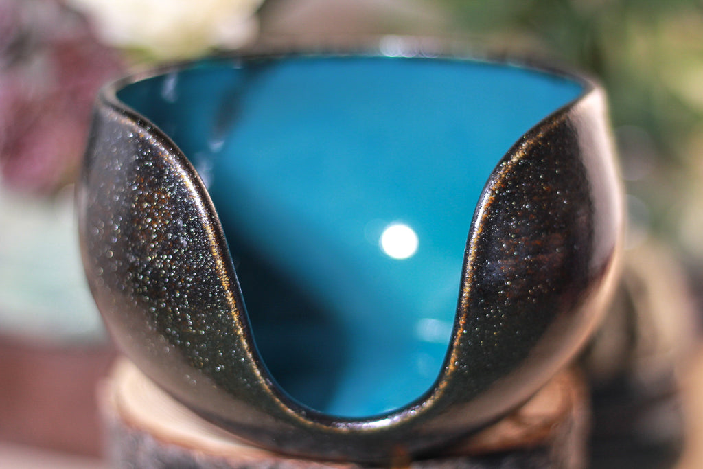 48-F Black Diamond Smudge Bowl
