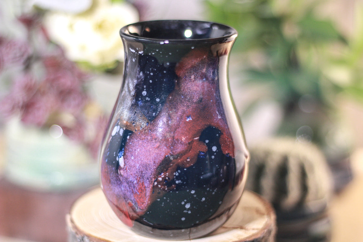 46-A Scarlet Stellar Barely Flared Cup, 11 oz.