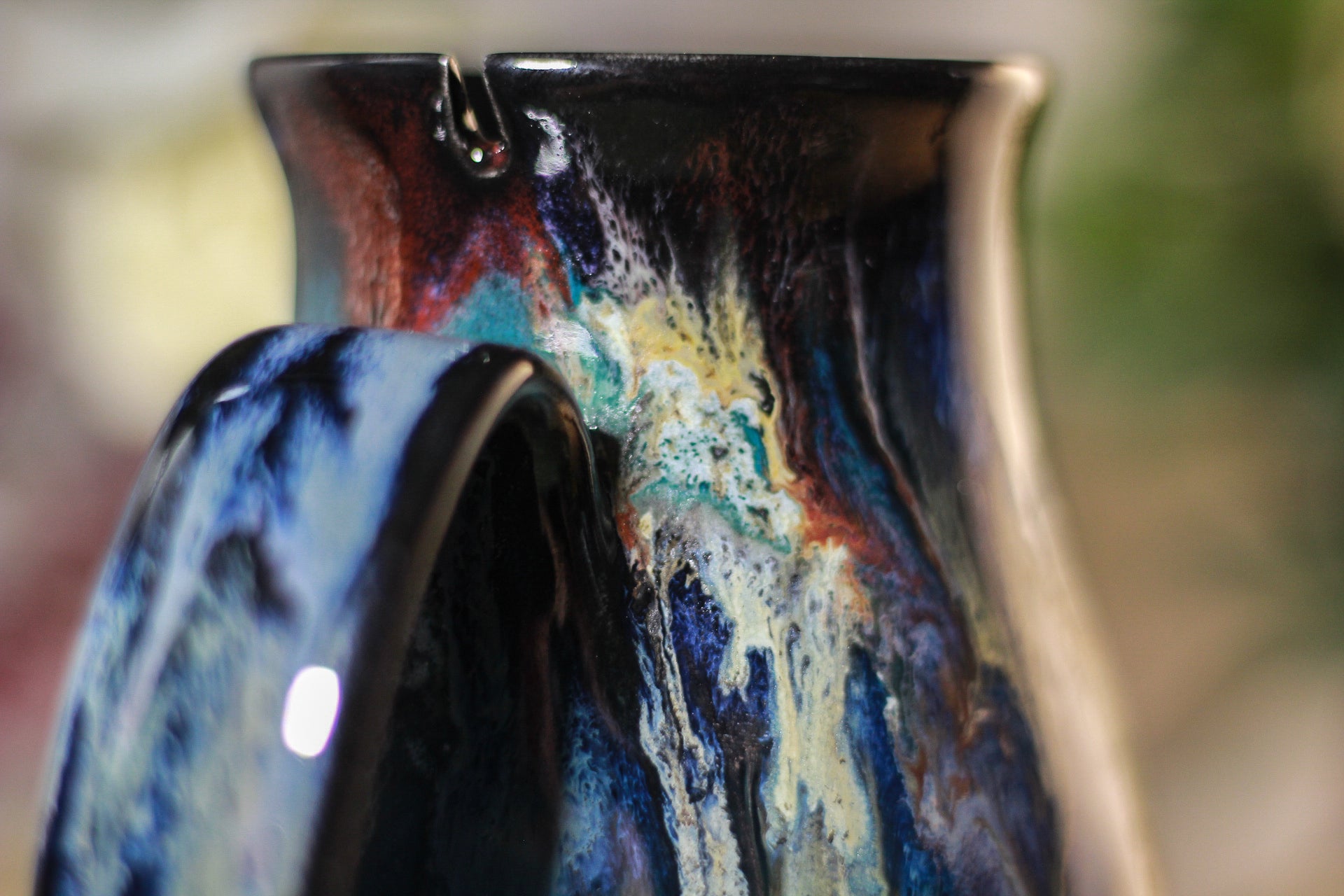 01-B Cosmic Grotto Flared Notched Mug, 11 oz