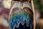 05-B Copper Agate Notched Crystal Mug - TOP SHELF, 14 oz.