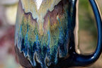 05-B Copper Agate Notched Crystal Mug - TOP SHELF, 14 oz.