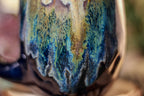 05-B Copper Agate Notched Crystal Mug - TOP SHELF, 14 oz.