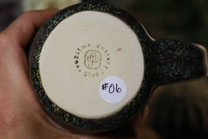 06-B Copper Agate Notched Stein Mug, 13 oz.