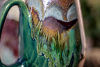 08-B Copper Agate Notched Crystal Mug - TOP SHELF, 14 oz.