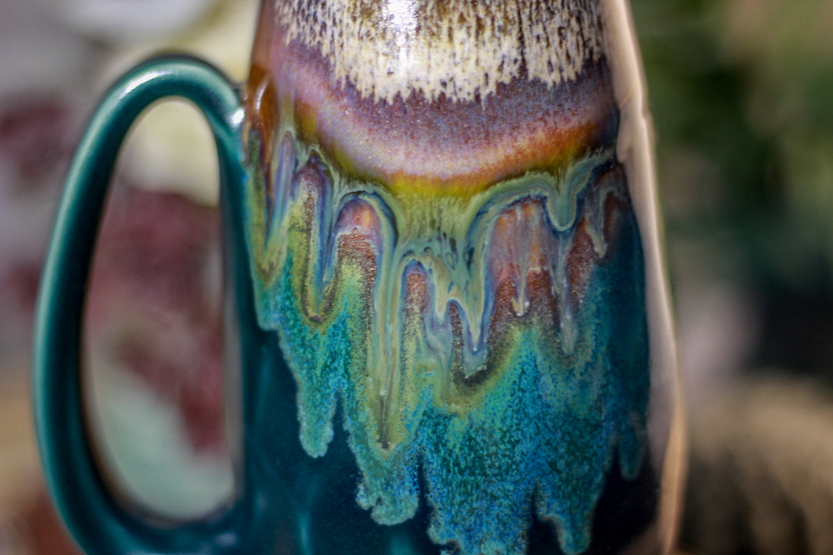 09-A New Earth Notched Crystal Mug, 16 oz.