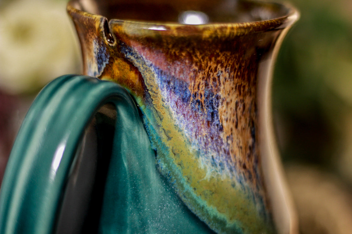 11-C Molten Electric Falls Barely Flared Notched Mug - MISFIT, 14 oz. - 15% off