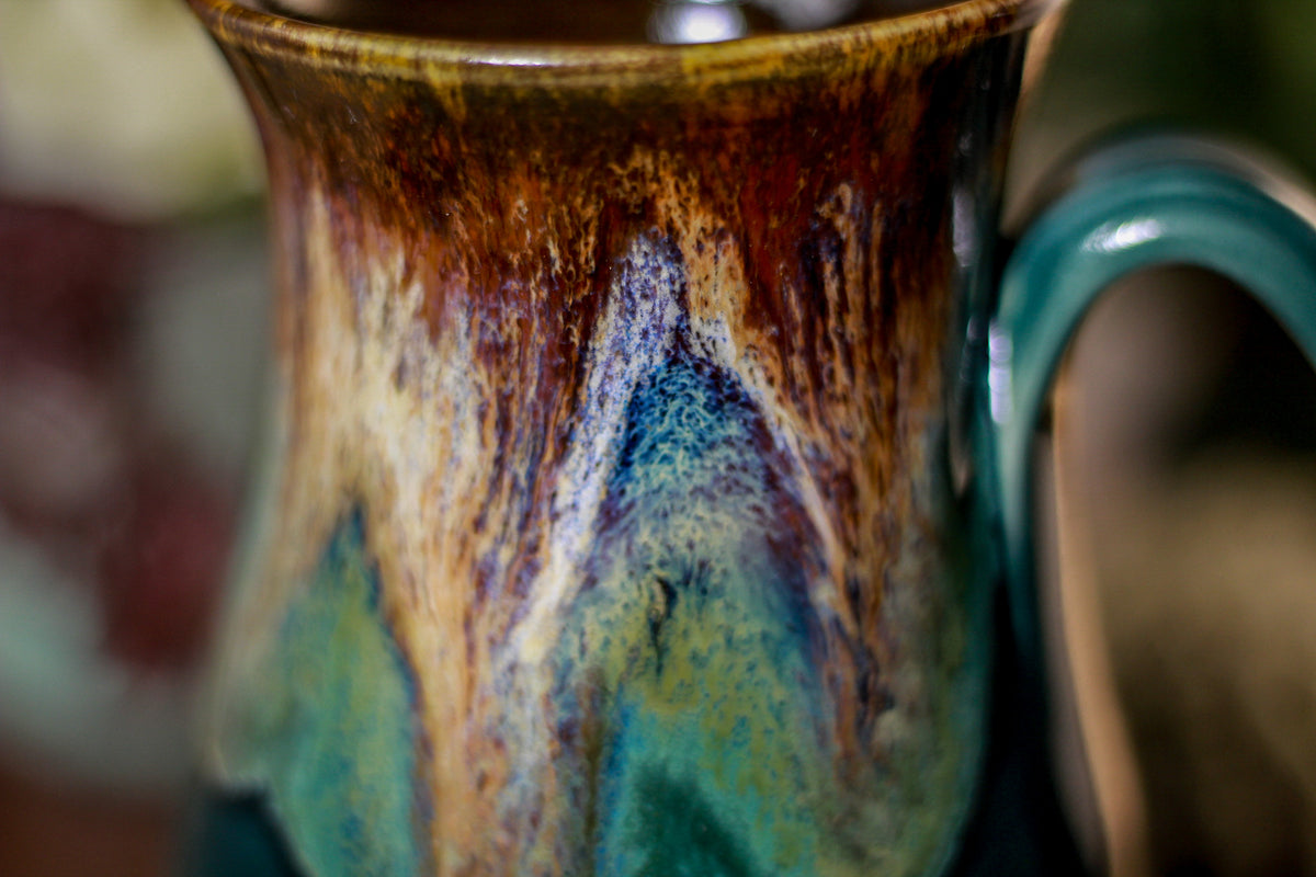 11-C Molten Electric Falls Barely Flared Notched Mug - MISFIT, 14 oz. - 15% off