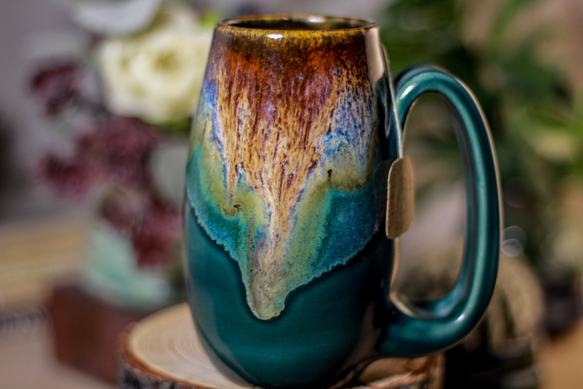 12-C Molten Electric Falls Notched Mug, 12 oz.