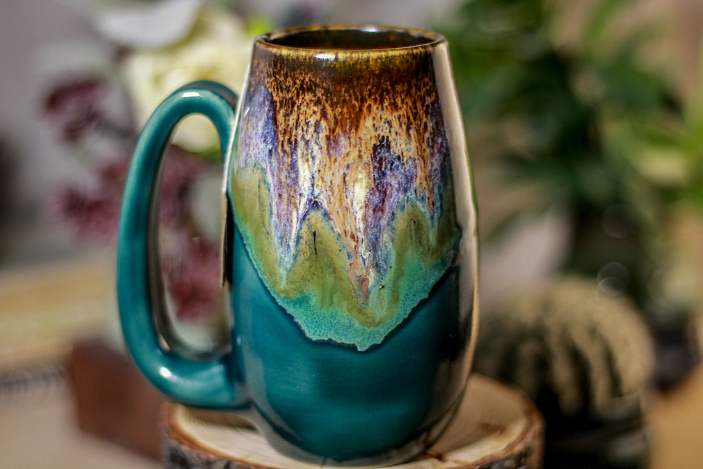 12-C Molten Electric Falls Notched Mug, 12 oz.