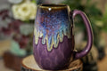 15-D Electric Wave Notched Crystal Mug, 16 oz