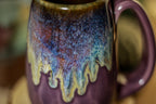 15-D Electric Wave Notched Crystal Mug, 16 oz