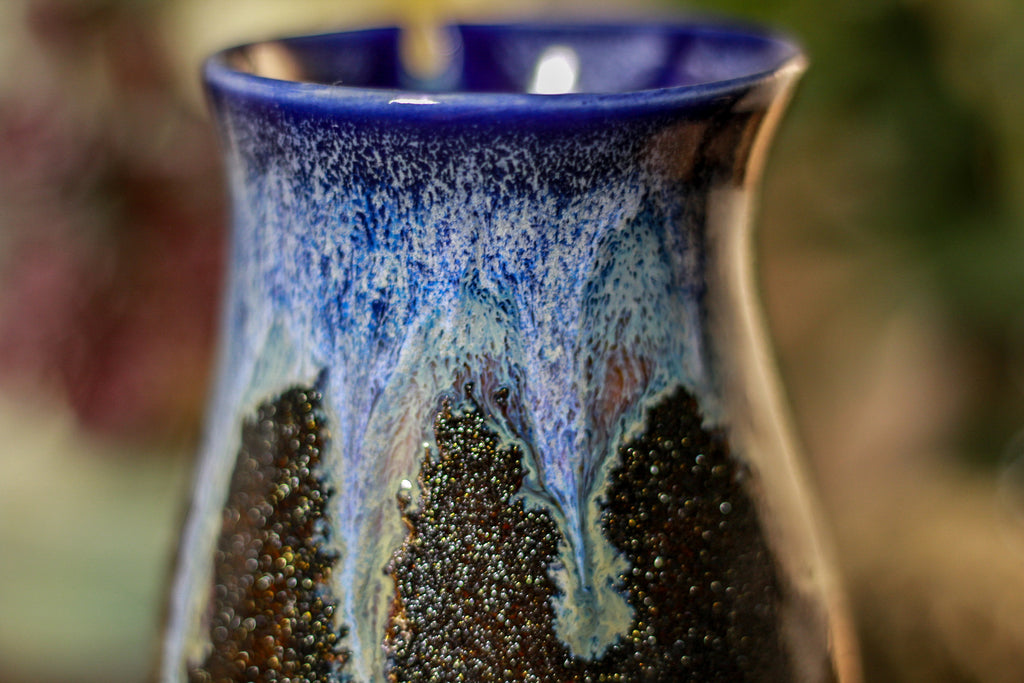 23-D Cobalt Wave Barely Flared Notched Mug - ODDBALL, 11 oz. - 10% off