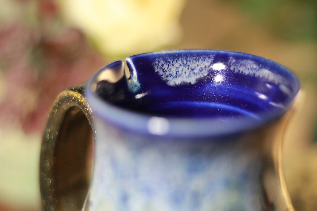 23-D Cobalt Wave Barely Flared Notched Mug - ODDBALL, 11 oz. - 10% off