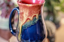 Load image into Gallery viewer, 28-C Lava Falls Barely Flared Notched Crystal Mug - TOP SHELF, 13 oz