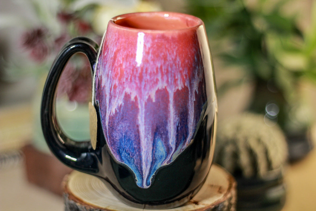 37-B Flaming Phoenix Notched Mug - TOP SHELF MISFIT, 14 oz.