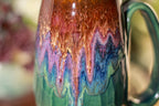40-B Magenta Haze Notched Crystal Mug - TOP SHELF MISFIT, 15 oz.