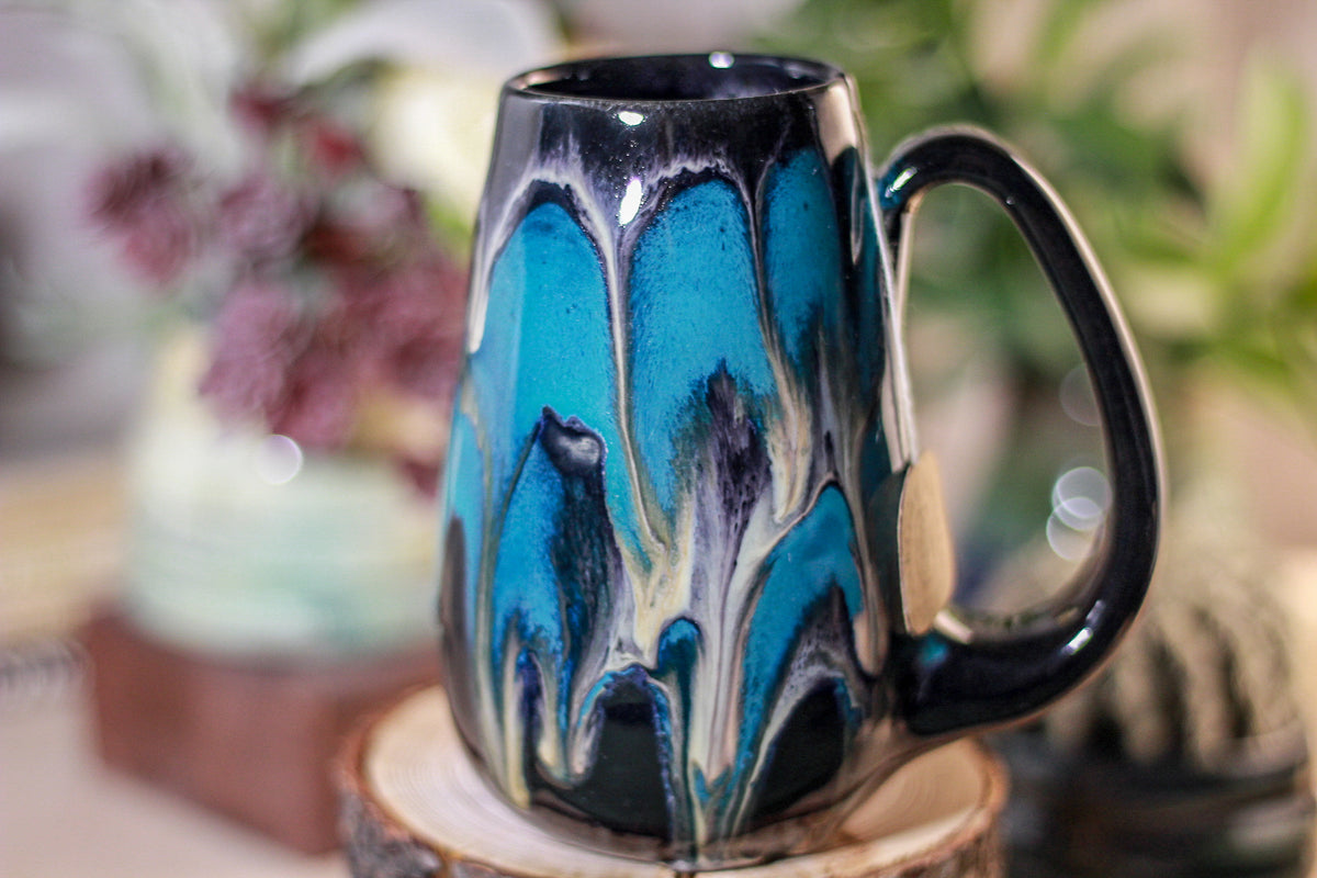 45-E Teal Grotto Notched Mug - MISFIT, 14 oz - 10% off