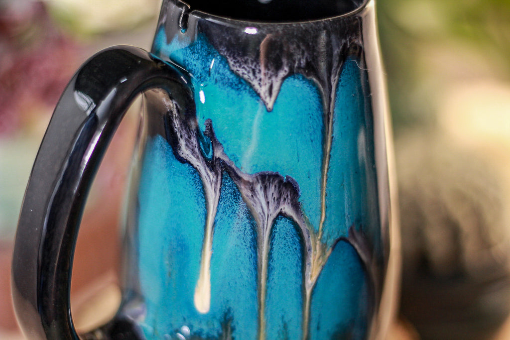 45-E Teal Grotto Notched Mug - MISFIT, 14 oz - 10% off