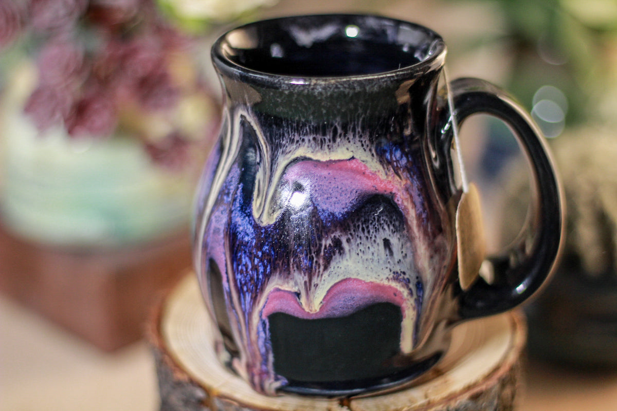 46-E Amethyst Grotto Barely Flared Notched Mug, 10 oz
