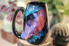 47-A Rainbow Stellar Notched Mug, 13 oz