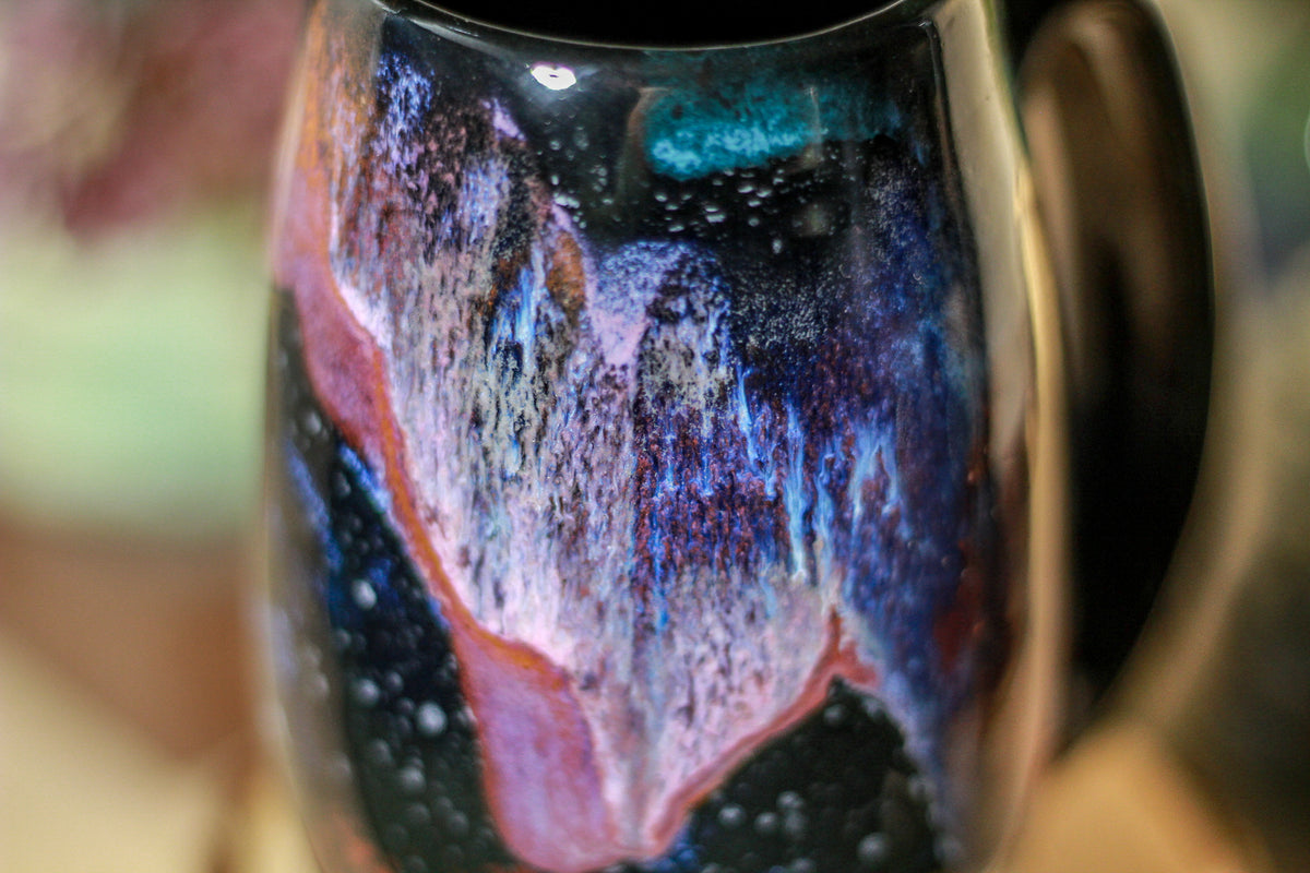 47-A Rainbow Stellar Notched Mug, 13 oz
