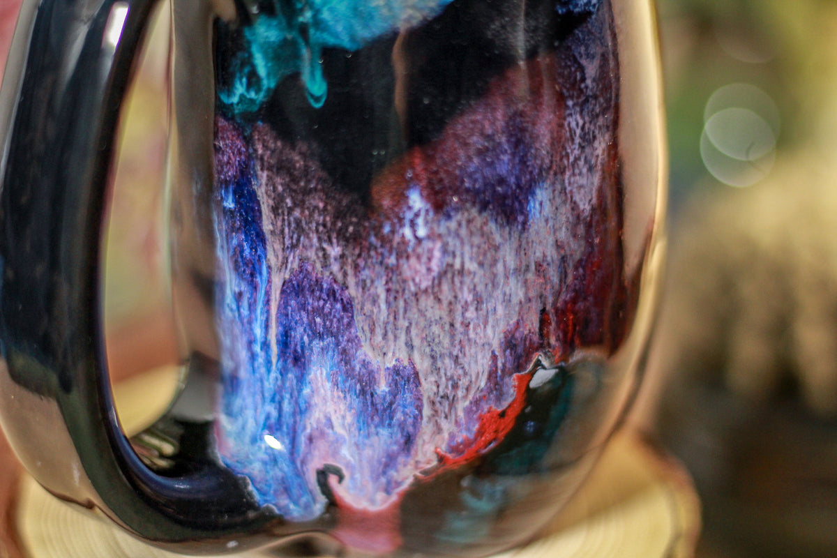 47-A Rainbow Stellar Notched Mug, 13 oz