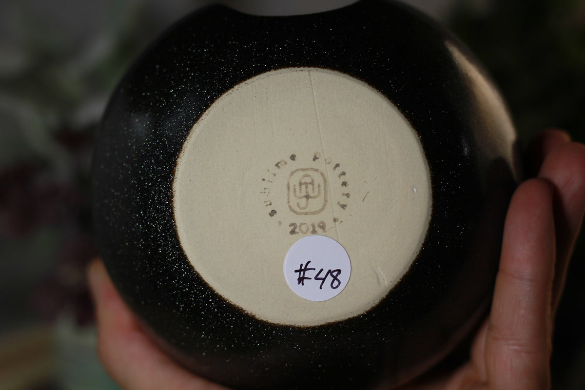 48-F Black Diamond Smudge Bowl
