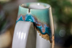 31-C Blue Lagoon Notched Mug, 12 oz.