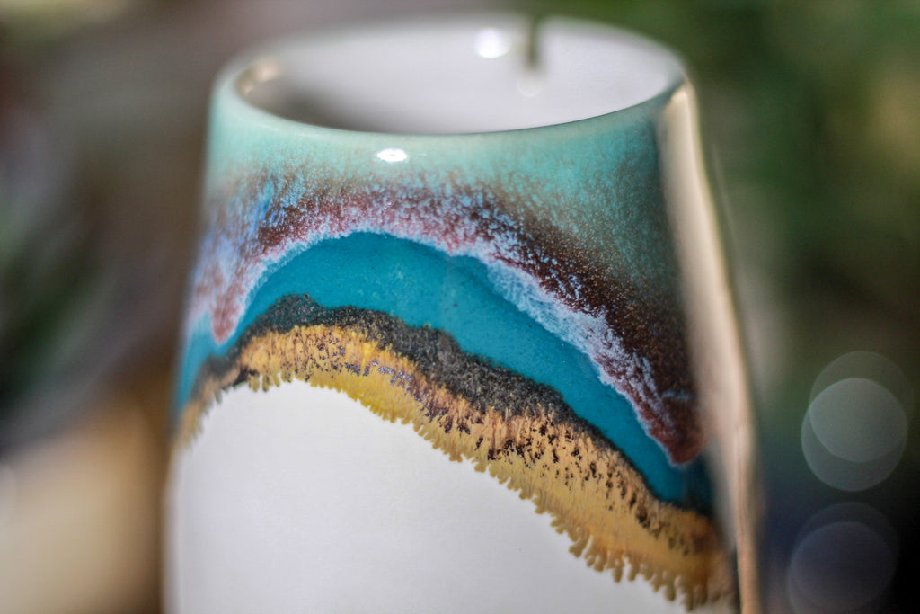 31-C Blue Lagoon Notched Mug, 12 oz.
