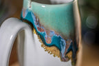 31-C Blue Lagoon Notched Mug, 12 oz.