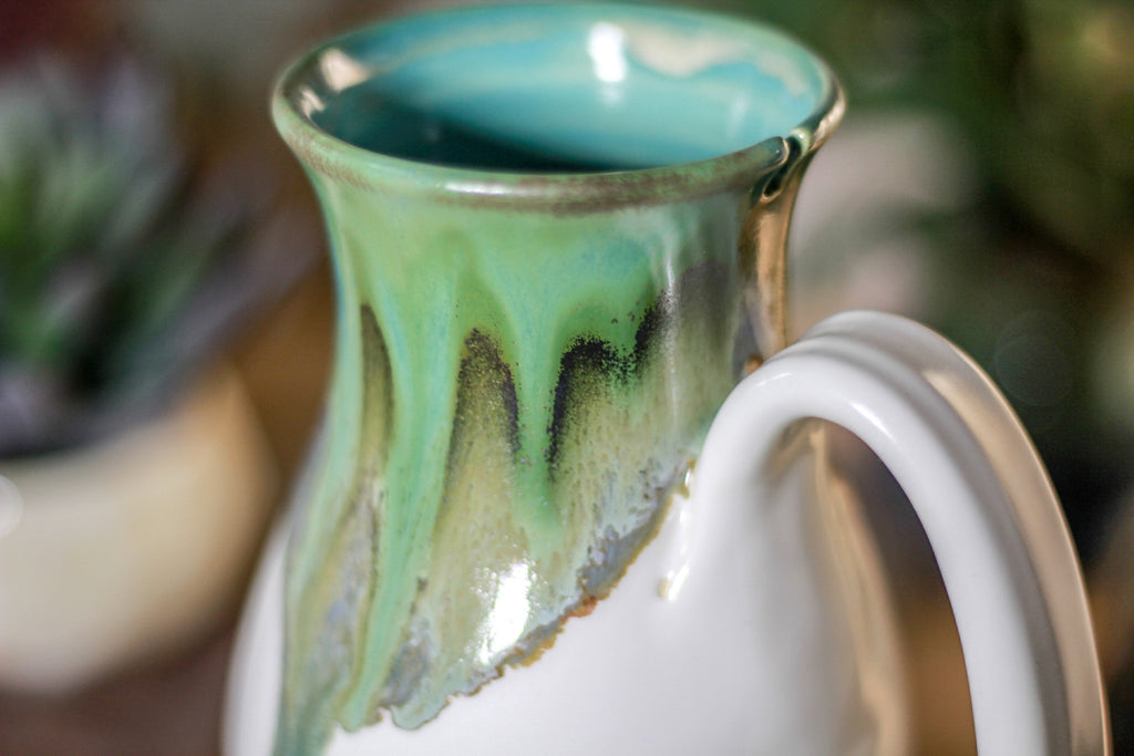 33-B Rainbow Agate Barely Flared Notched Mug - MISFIT, 14 oz. - 10% off