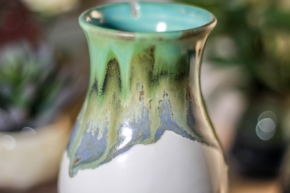 33-B Rainbow Agate Barely Flared Notched Mug - MISFIT, 14 oz. - 10% off