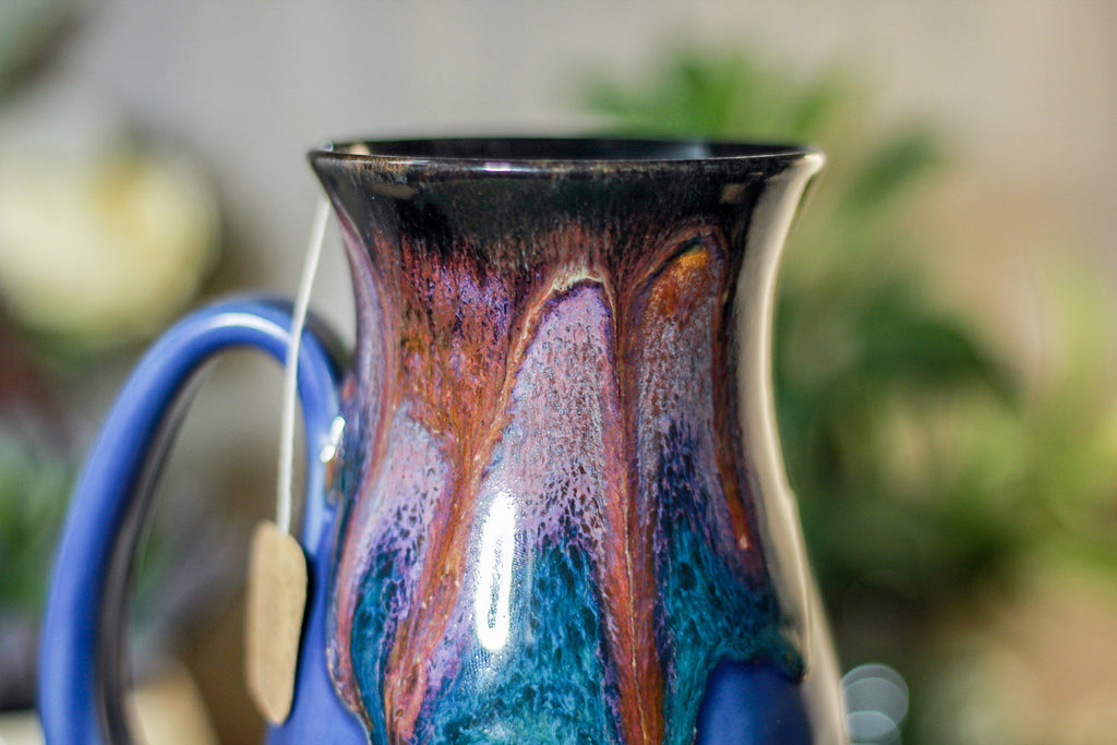 42-B Purple Haze Flared Notched Crystal Mug, 15 oz.