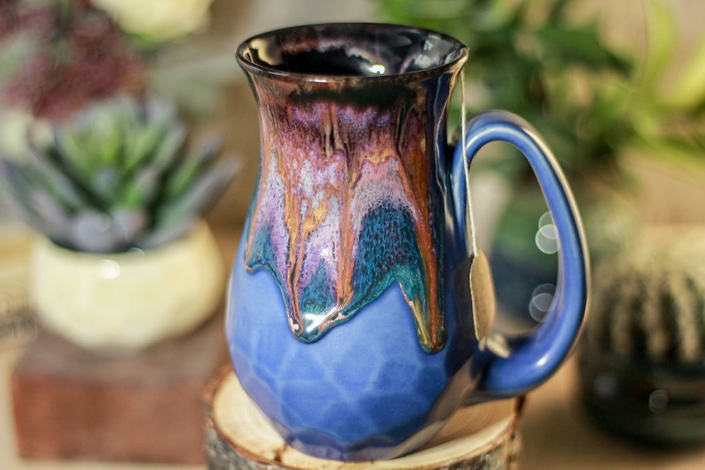 42-B Purple Haze Flared Notched Crystal Mug, 15 oz.