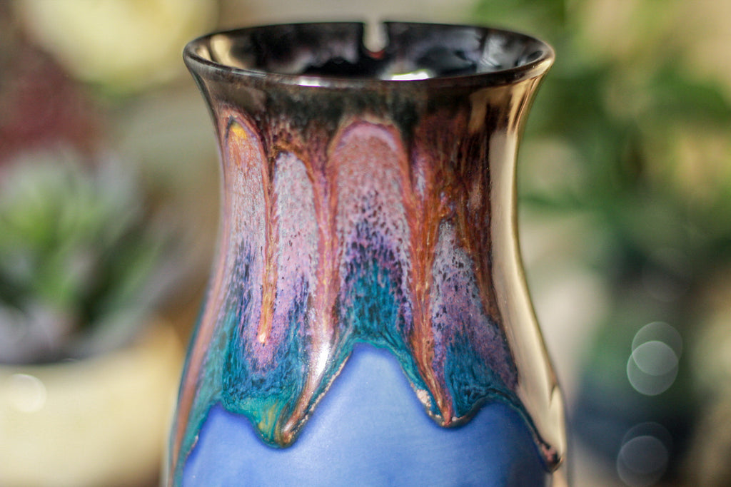 42-B Purple Haze Flared Notched Crystal Mug, 15 oz.