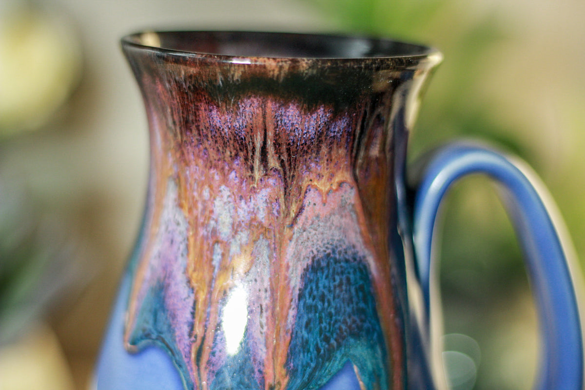 42-B Purple Haze Flared Notched Crystal Mug, 15 oz.