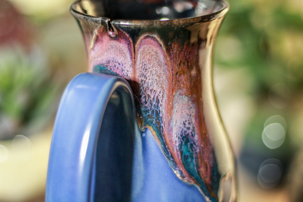 42-B Purple Haze Flared Notched Crystal Mug, 15 oz.
