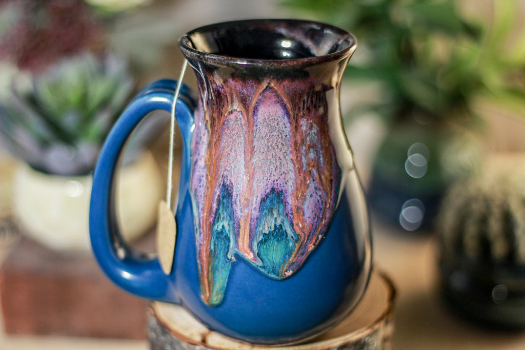 43-B Purple Haze Barely Flared Notched Mug, 15 oz.