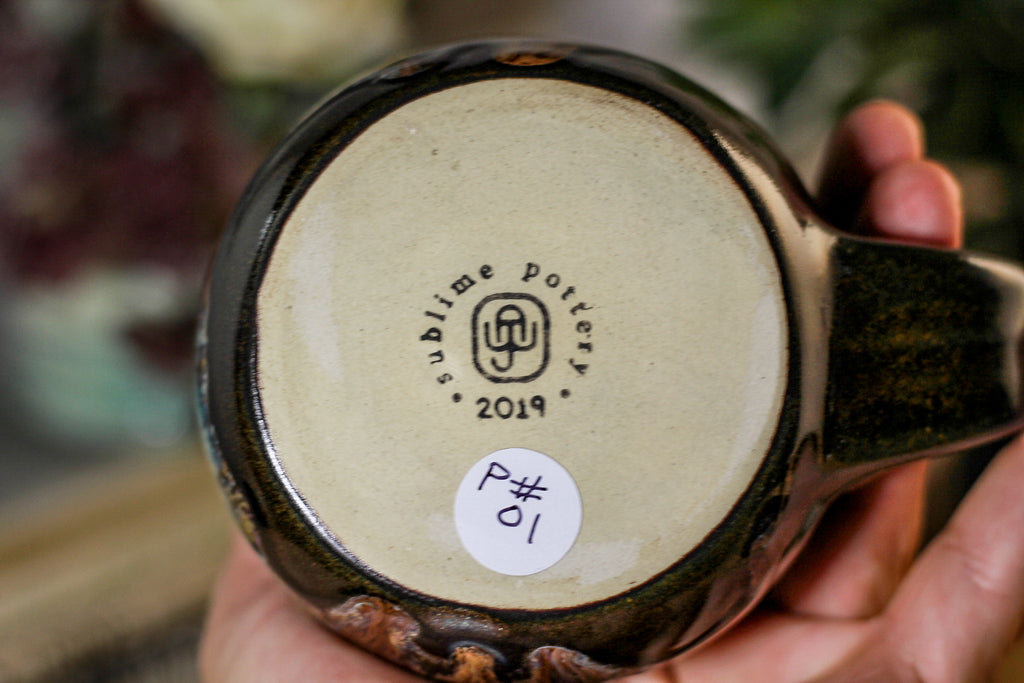 01-P Flared Notched Mug, 13 oz.