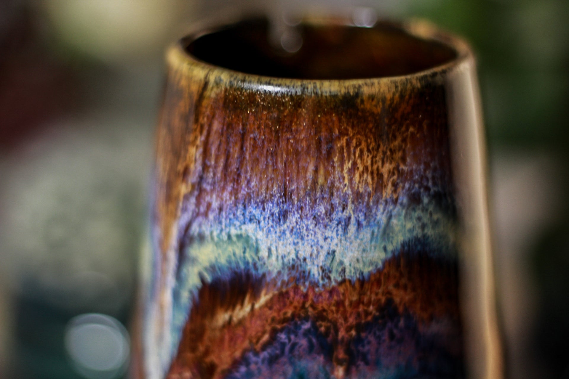 01-B PROTOTYPE Electric Haze Notched Mug, 14 oz.
