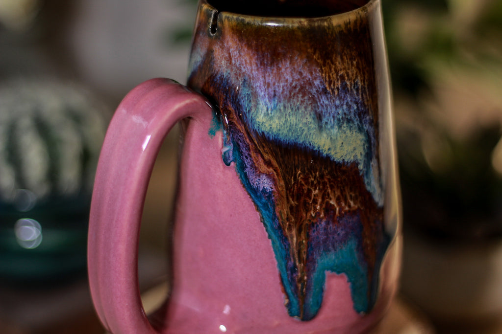 01-B PROTOTYPE Electric Haze Notched Mug, 14 oz.