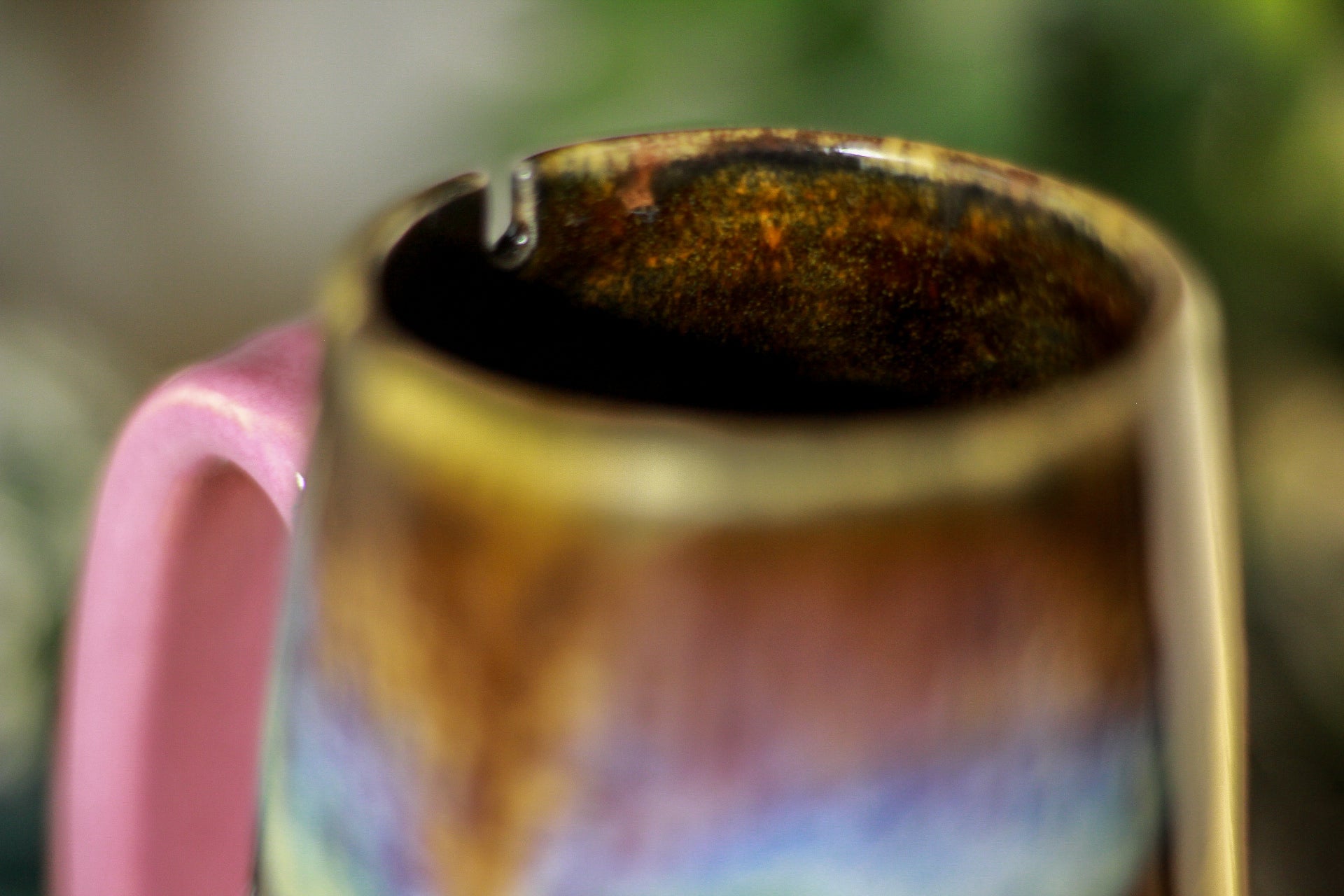01-B PROTOTYPE Electric Haze Notched Mug, 14 oz.