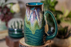 02-C Electric Falls Barely Flared Notched Stein Mug, 16 oz.