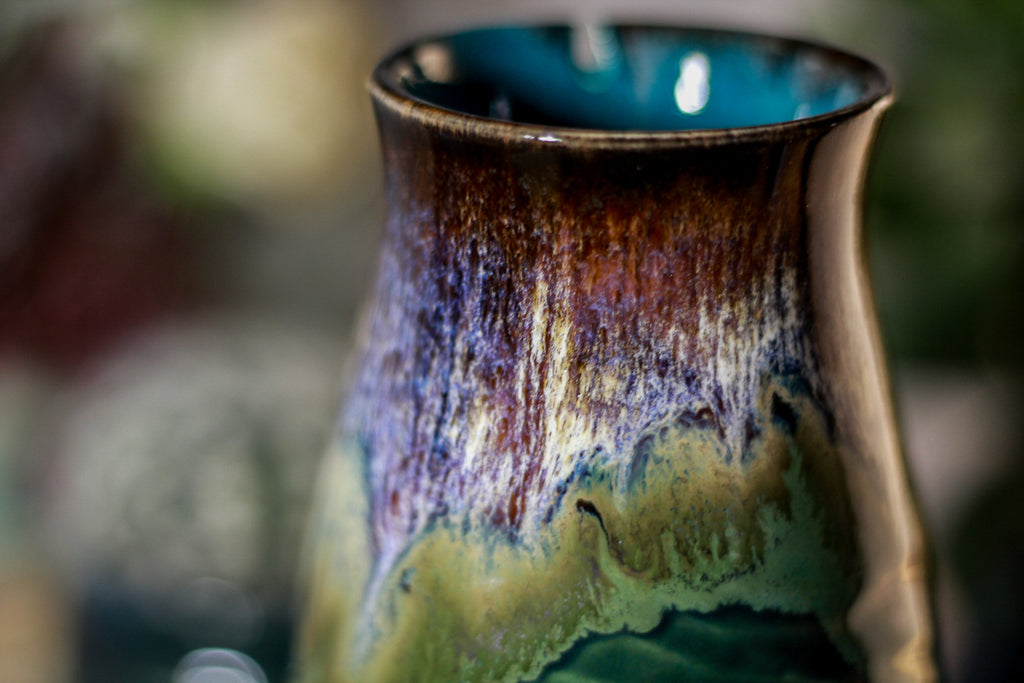 02-C Electric Falls Barely Flared Notched Stein Mug, 16 oz.