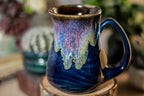 08-D Electric Wave Flared Notched Mug - TOP SHELF, 14 oz