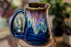 08-D Electric Wave Flared Notched Mug - TOP SHELF, 14 oz