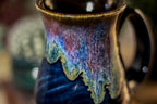 08-D Electric Wave Flared Notched Mug - TOP SHELF, 14 oz