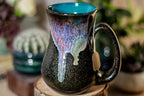 13-D Electric Wave Flared Notched Mug - TOP SHELF, 15 oz